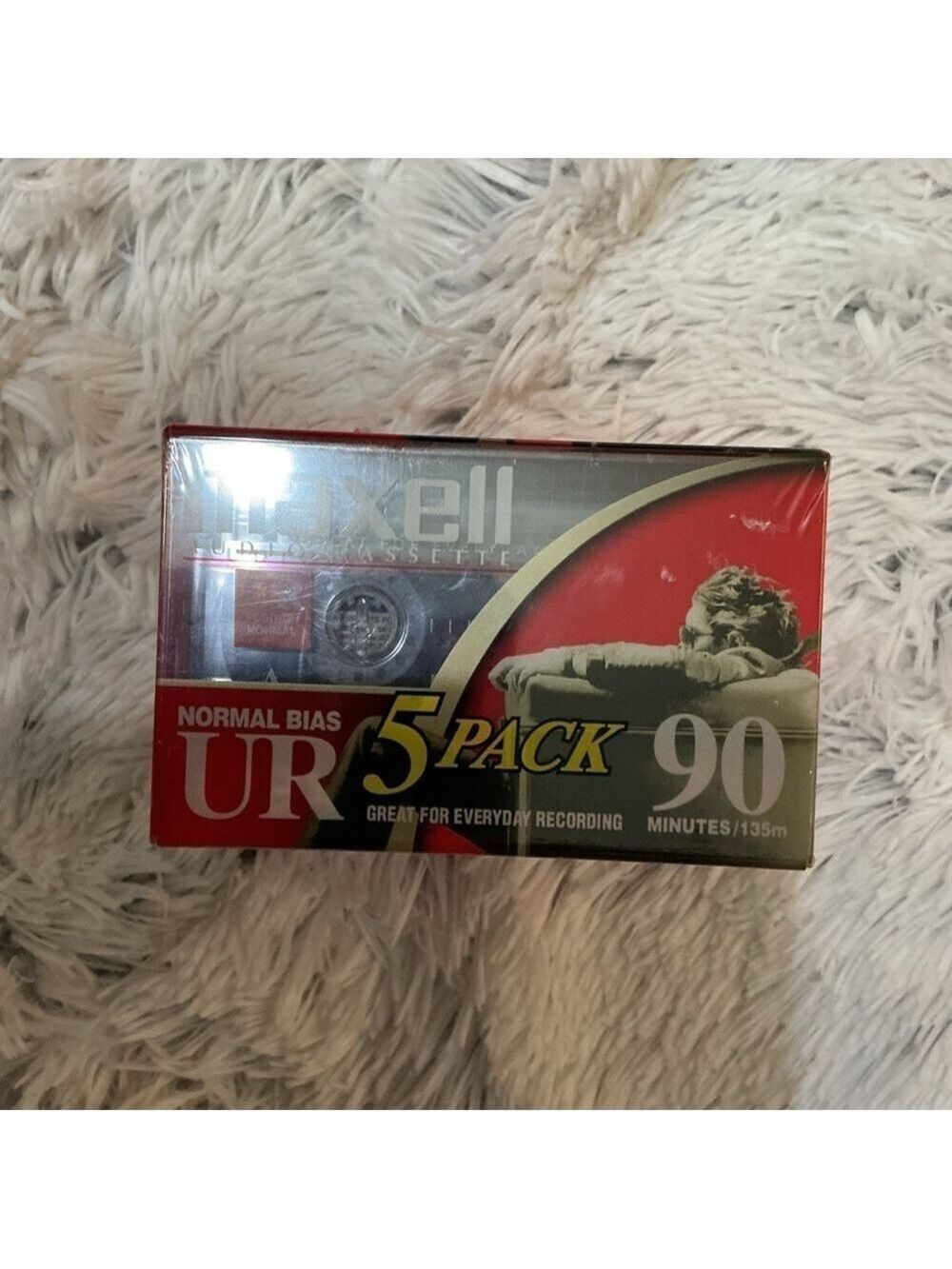Maxell Audio cassette set of 5 90 minutes